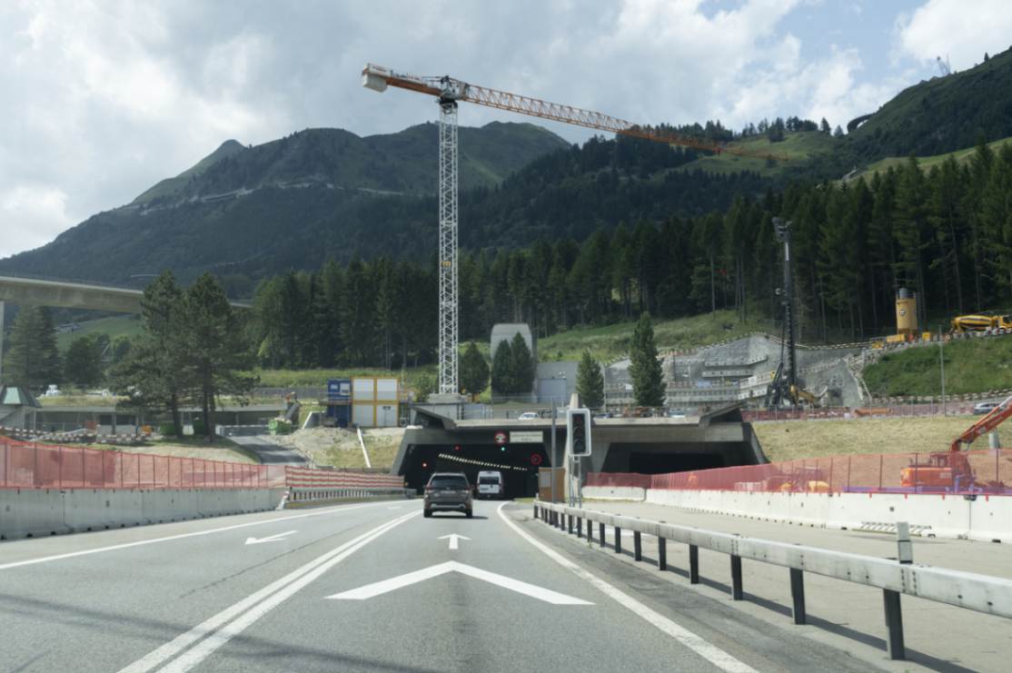 Easter Traffic Jams at Gotthard Portal